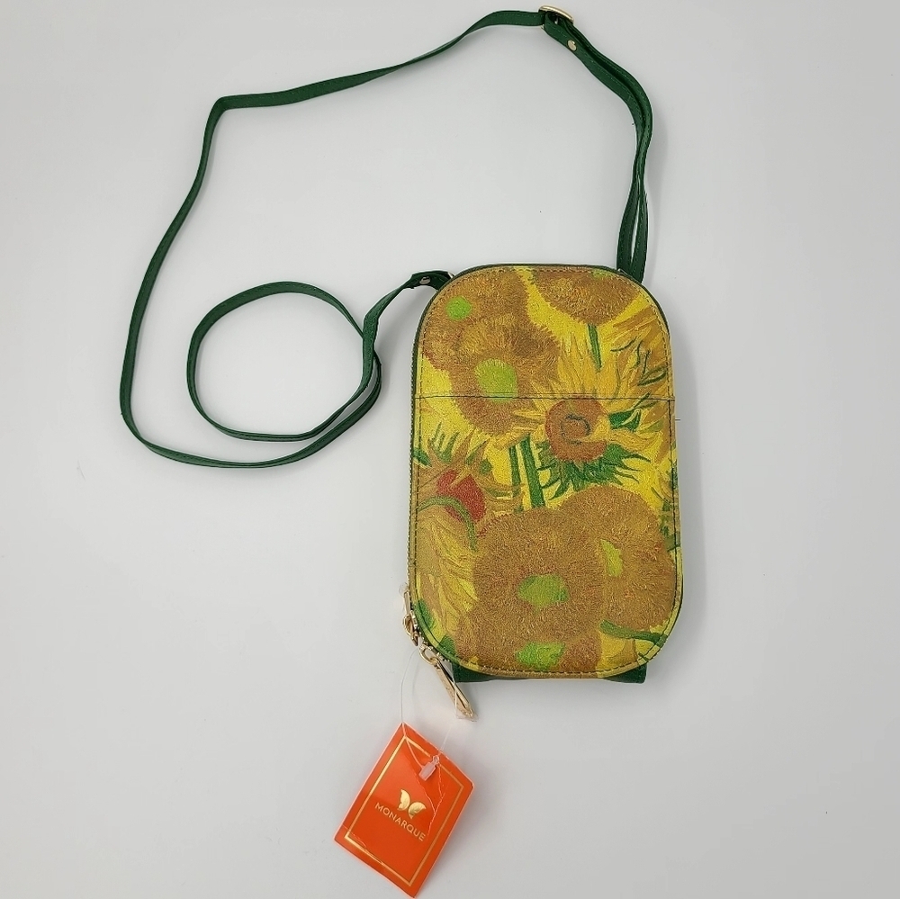 Monarque By Fig Design Group Van Gogh Sunflowers Crossbody